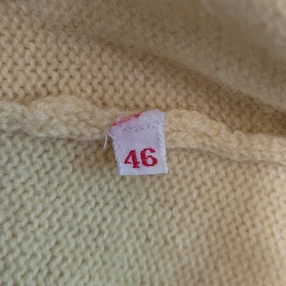 100% cashmere sweater with strawberry motif by Cochni, size 46/US 12 - Picture 4 of 9